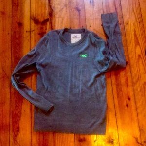 Hollister gray super soft sweater men’s xl